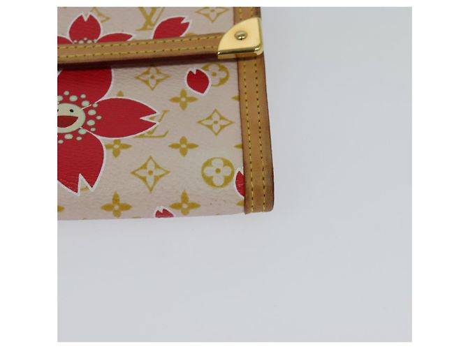 Billetera Internacional Cherry Blossom LOUIS VUITTON Auth 117626AM Rosa Monograma - vista 9