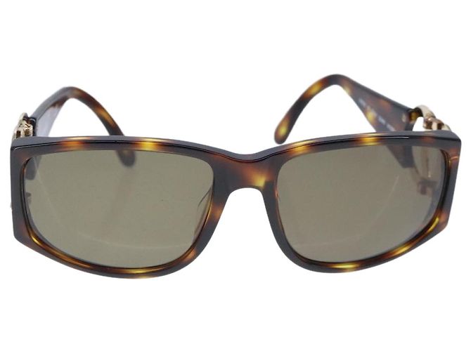 Gafas de sol CHANEL de plástico marrón CC Auth ki5159V Castaño - vista 13