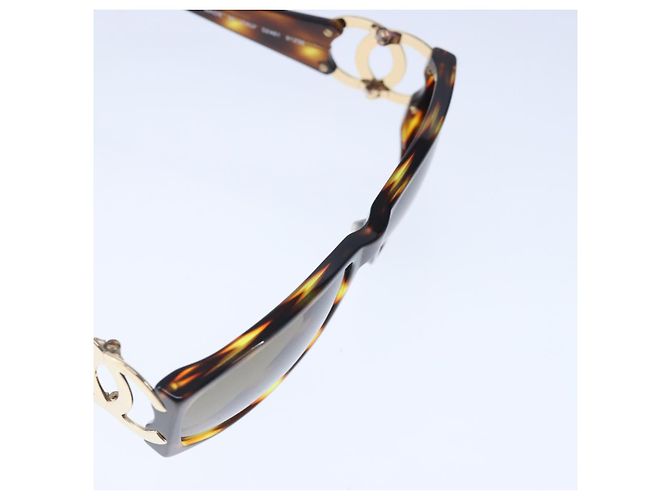 Gafas de sol CHANEL de plástico marrón CC Auth ki5159V Castaño - vista 14