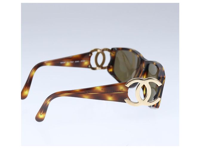 Gafas de sol CHANEL de plástico marrón CC Auth ki5159V Castaño - vista 4