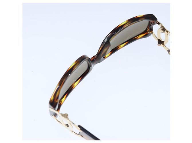 Gafas de sol CHANEL de plástico marrón CC Auth ki5159V Castaño - vista 5