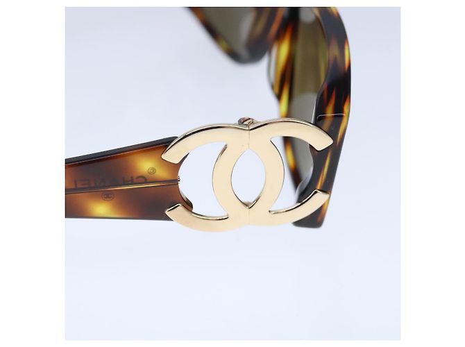Gafas de sol CHANEL de plástico marrón CC Auth ki5159V Castaño - vista 9