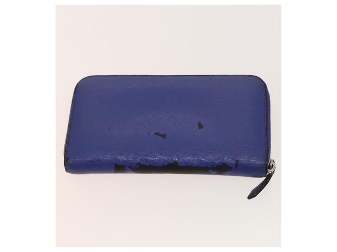 FENDI Zucca Canvas Geldbörse Leder 4Set Blau Braun Schwarz Auth gh433 - Ansicht 26