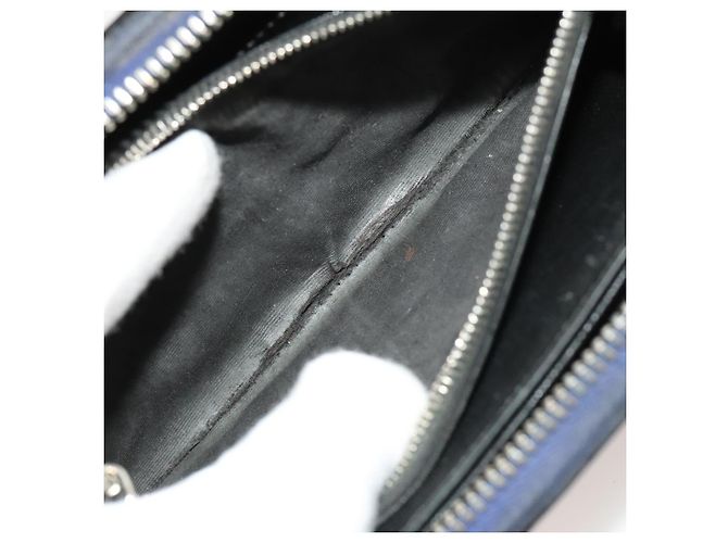 FENDI Zucca Canvas Geldbörse Leder 4Set Blau Braun Schwarz Auth gh433 - Ansicht 31