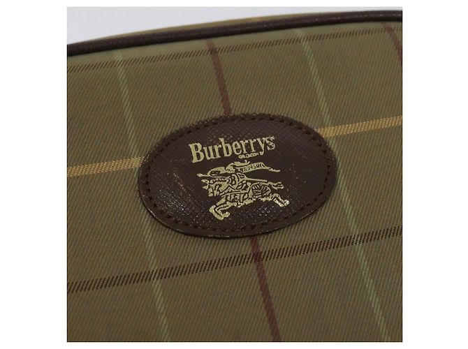 Autre Marque Borsa a spalla Nova Check di Burberrys in tela beige Auth bs27696 - vista 10