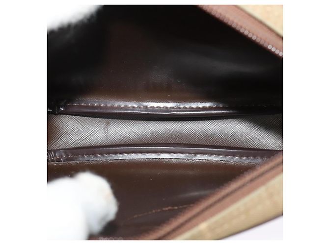Autre Marque Borsa a spalla Nova Check di Burberrys in tela beige Auth bs27696 - vista 11