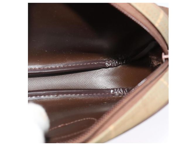 Autre Marque Borsa a spalla Nova Check di Burberrys in tela beige Auth bs27696 - vista 12