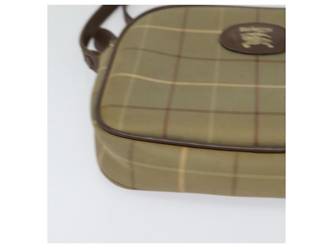 Autre Marque Borsa a spalla Nova Check di Burberrys in tela beige Auth bs27696 - vista 14