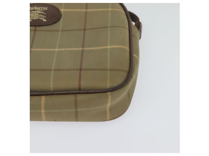 Autre Marque Borsa a spalla Nova Check di Burberrys in tela beige Auth bs27696 - vista 15