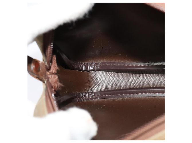 Autre Marque Borsa a spalla Nova Check di Burberrys in tela beige Auth bs27696 - vista 17
