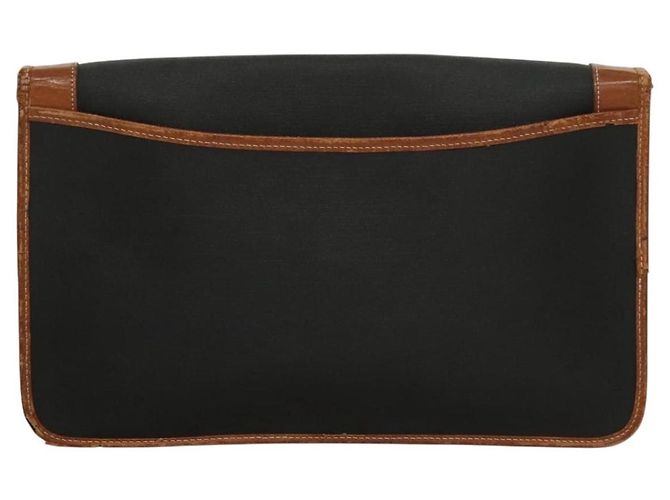 Borsa a spalla in pelle Christian Dior nera e oro Auth bs27816 Nero D'oro - vista 2