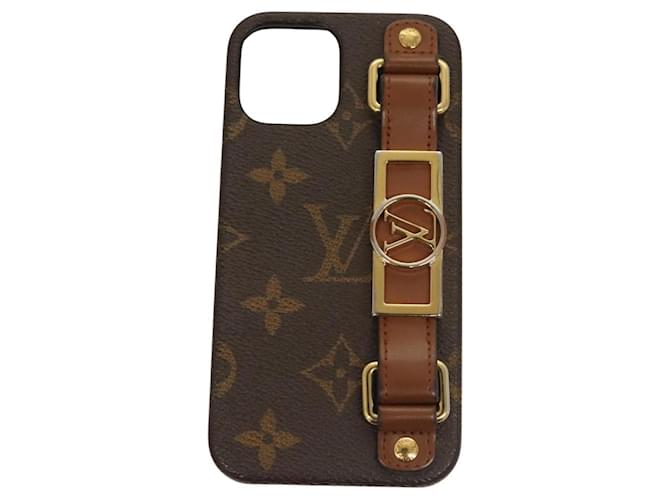 CUSTODIA per iPHONE Monogram LOUIS VUITTON 3Set LV Auth BA3990 Monogramma - vista 2