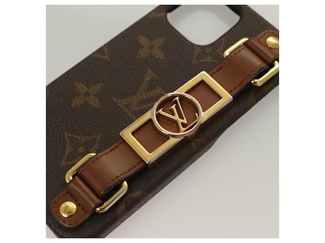 CUSTODIA per iPHONE Monogram LOUIS VUITTON 3Set LV Auth BA3990 Monogramma - vista 8