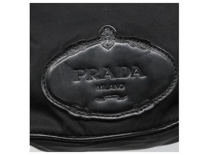 Pochette in Nylon Nera Autentica PRADA ep8754 Nero - vista 14