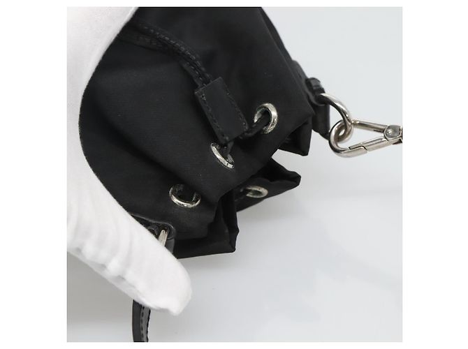 Pochette in Nylon Nera Autentica PRADA ep8754 Nero - vista 6