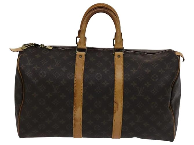 LOUIS VUITTON Monogram Keepall 45 Boston Tasche M41428 Auth LV 110527 Monogramm - Ansicht 2
