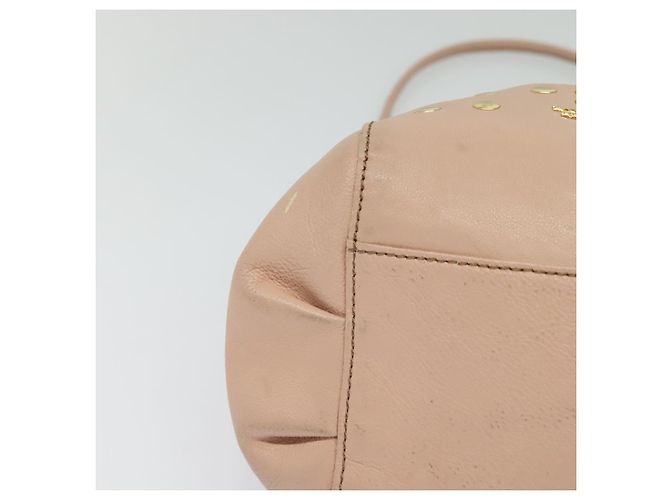Borsa a spalla in pelle Burberry Blue Label oro rosa Auth EC376 D'oro - vista 10