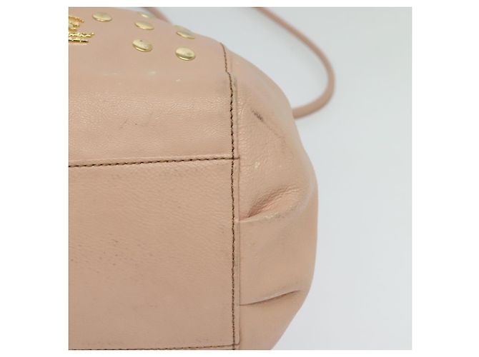 Borsa a spalla in pelle Burberry Blue Label oro rosa Auth EC376 D'oro - vista 11