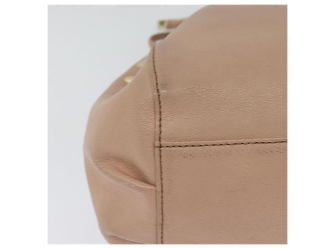 Borsa a spalla in pelle Burberry Blue Label oro rosa Auth EC376 D'oro - vista 12