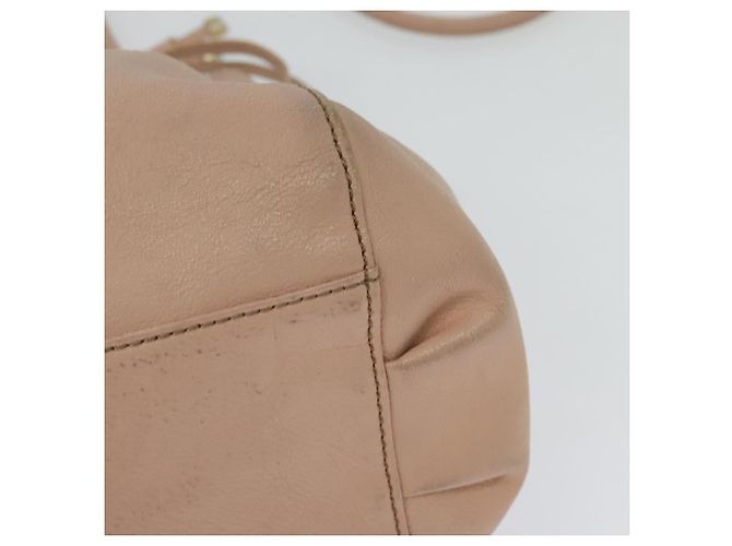 Borsa a spalla in pelle Burberry Blue Label oro rosa Auth EC376 D'oro - vista 13