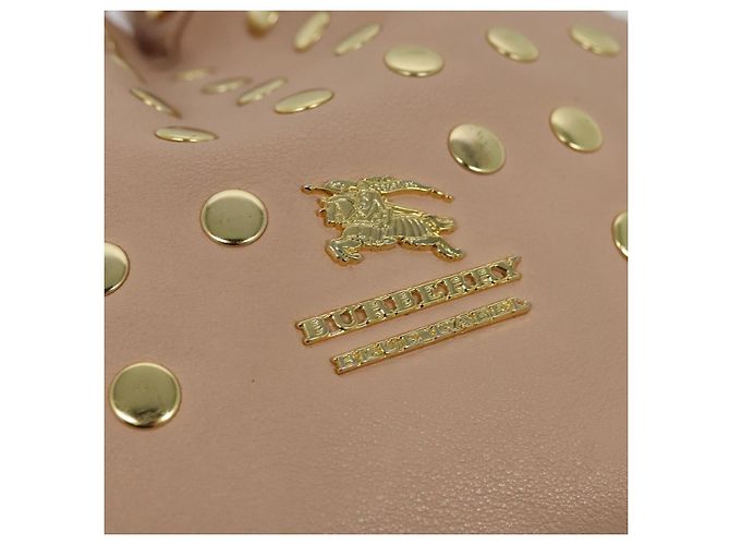 Borsa a spalla in pelle Burberry Blue Label oro rosa Auth EC376 D'oro - vista 14