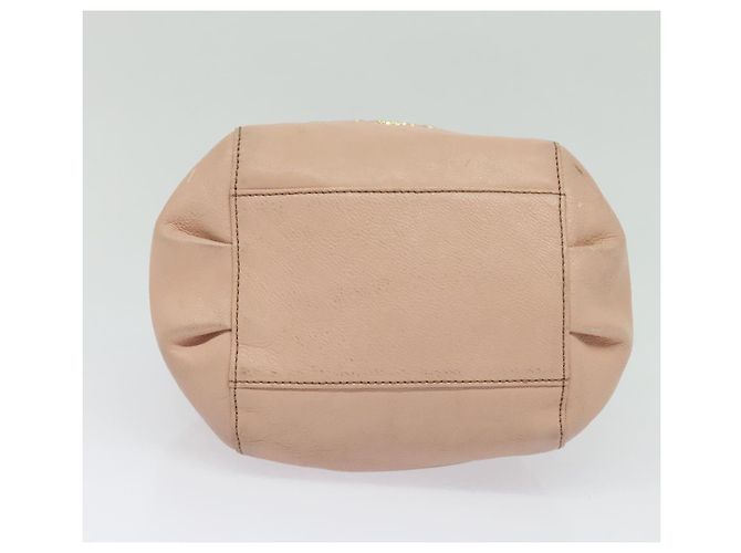 Borsa a spalla in pelle Burberry Blue Label oro rosa Auth EC376 D'oro - vista 9