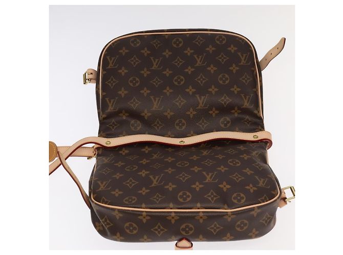 LOUIS VUITTON Borsa a Spalla Monogram Saumur 30 M42256 LV Auth 103095SV Monogramma - vista 19