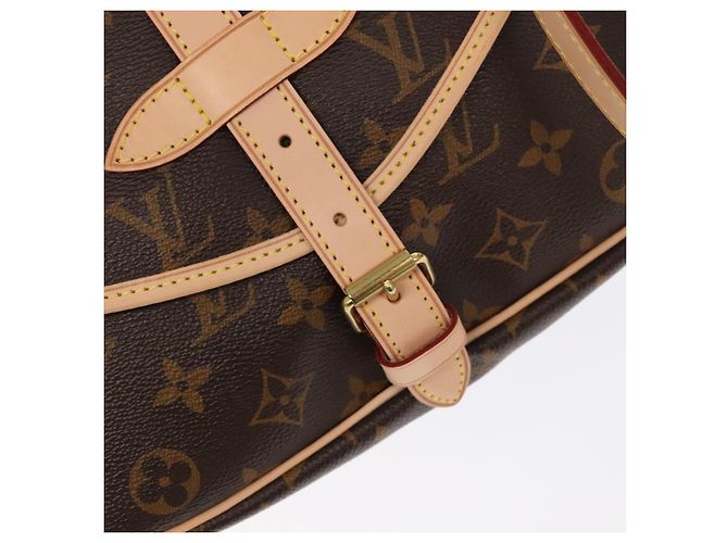 LOUIS VUITTON Borsa a Spalla Monogram Saumur 30 M42256 LV Auth 103095SV Monogramma - vista 22