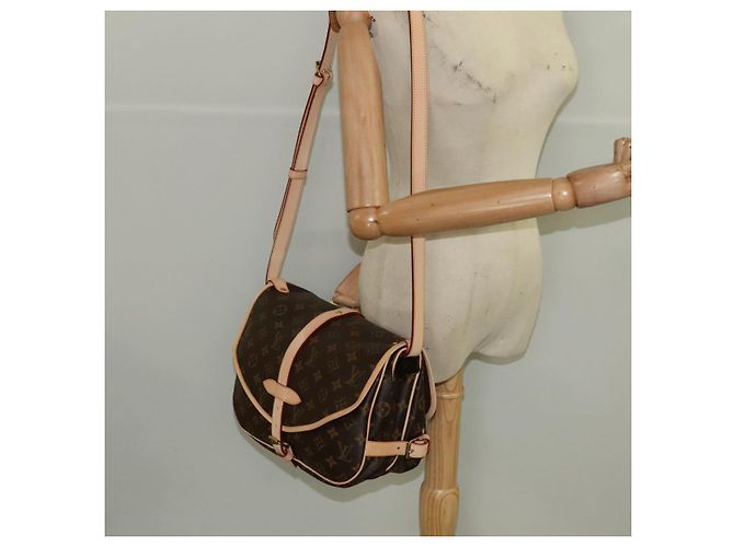 LOUIS VUITTON Borsa a Spalla Monogram Saumur 30 M42256 LV Auth 103095SV Monogramma - vista 32