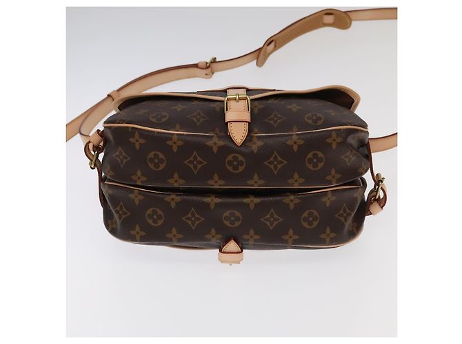 LOUIS VUITTON Borsa a Spalla Monogram Saumur 30 M42256 LV Auth 103095SV Monogramma - vista 6