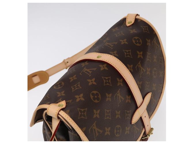 LOUIS VUITTON Borsa a Spalla Monogram Saumur 30 M42256 LV Auth 103095SV Monogramma - vista 7