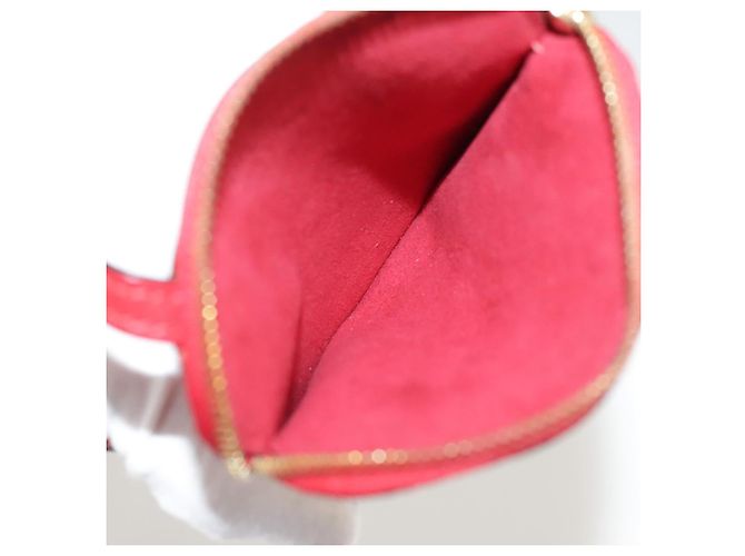 LOUIS VUITTON Pochette Secret Accessorio Epi Rosso LV Auth 95155SV - vista 10
