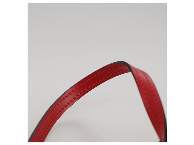 LOUIS VUITTON Pochette Secret Accessorio Epi Rosso LV Auth 95155SV - vista 14
