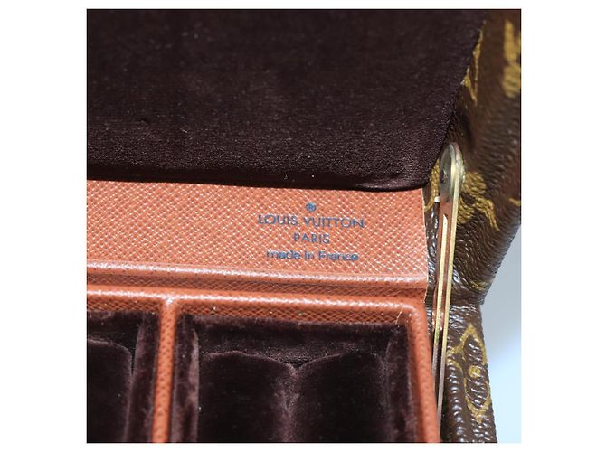 LOUIS VUITTON Monogram Boite Bijou Trunk M47120 LV Auth 101793SV Monogramma - vista 22