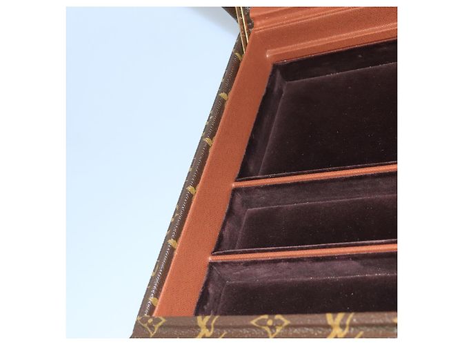 LOUIS VUITTON Monogram Boite Bijou Trunk M47120 LV Auth 101793SV Monogramma - vista 26