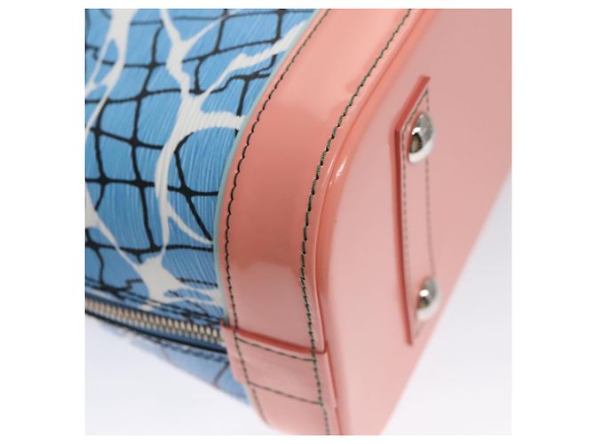 LOUIS VUITTON Borsa a Mano Epi Alma PM 2way Blu M41571 LV Auth 98199SAV - vista 14