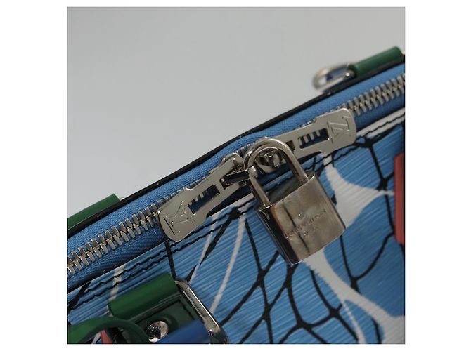 LOUIS VUITTON Borsa a Mano Epi Alma PM 2way Blu M41571 LV Auth 98199SAV - vista 19