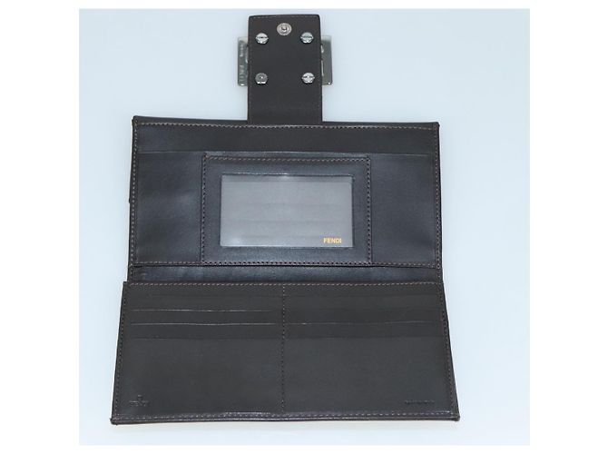 FENDI Zucchino Canvas Geldbörse Braun Auth am7414V - Ansicht 9