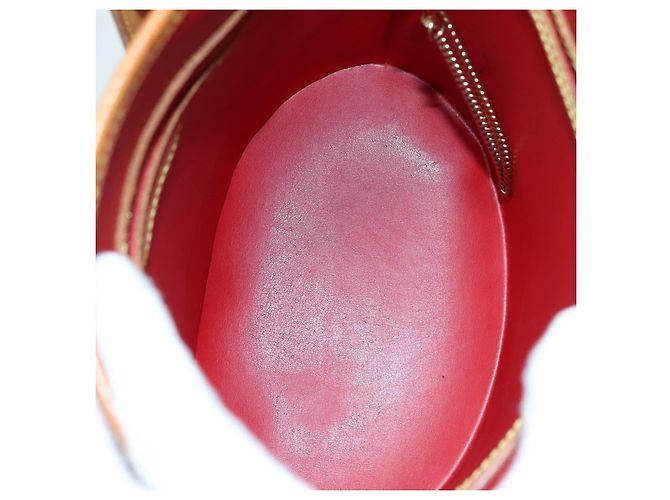 LOUIS VUITTON Borsa a Spalla Bucket PM Monogram Vernis SPO Rossa LV Auth bs18759V Rosso - vista 10