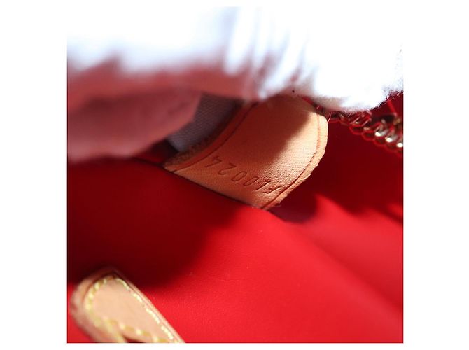 LOUIS VUITTON Borsa a Spalla Bucket PM Monogram Vernis SPO Rossa LV Auth bs18759V Rosso - vista 11