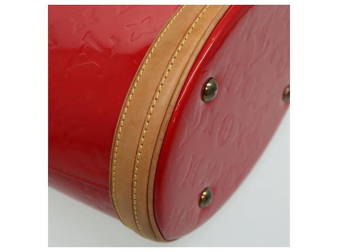 LOUIS VUITTON Borsa a Spalla Bucket PM Monogram Vernis SPO Rossa LV Auth bs18759V Rosso - vista 14