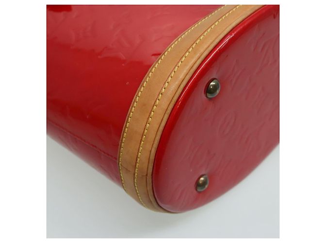 LOUIS VUITTON Borsa a Spalla Bucket PM Monogram Vernis SPO Rossa LV Auth bs18759V Rosso - vista 16