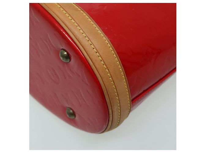 LOUIS VUITTON Borsa a Spalla Bucket PM Monogram Vernis SPO Rossa LV Auth bs18759V Rosso - vista 17