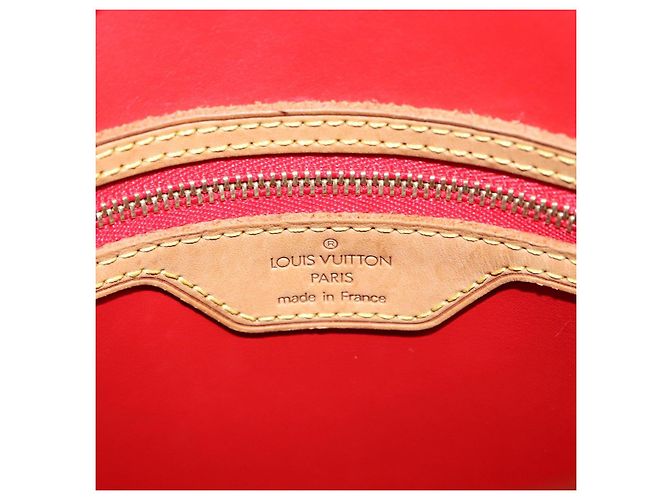 LOUIS VUITTON Borsa a Spalla Bucket PM Monogram Vernis SPO Rossa LV Auth bs18759V Rosso - vista 18
