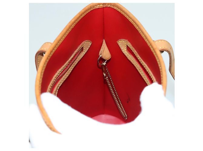 LOUIS VUITTON Borsa a Spalla Bucket PM Monogram Vernis SPO Rossa LV Auth bs18759V Rosso - vista 19
