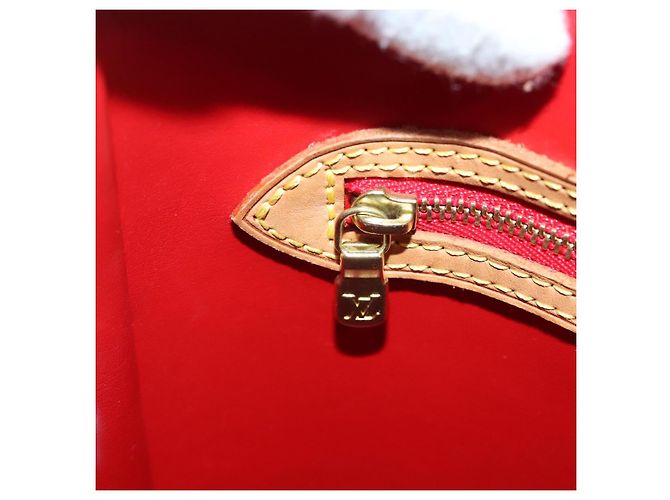 LOUIS VUITTON Borsa a Spalla Bucket PM Monogram Vernis SPO Rossa LV Auth bs18759V Rosso - vista 21
