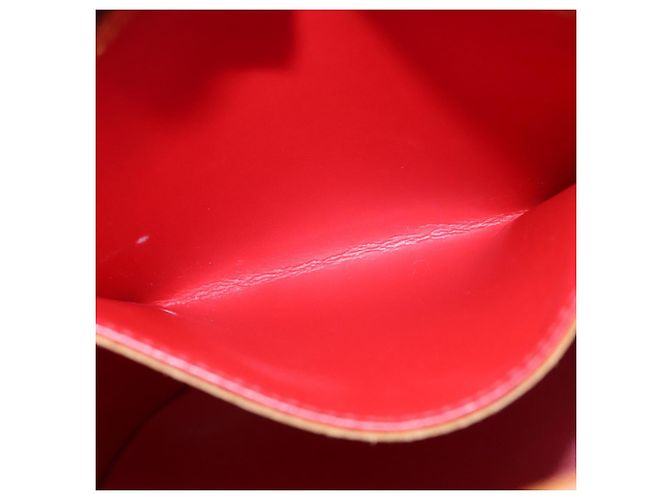 LOUIS VUITTON Borsa a Spalla Bucket PM Monogram Vernis SPO Rossa LV Auth bs18759V Rosso - vista 23