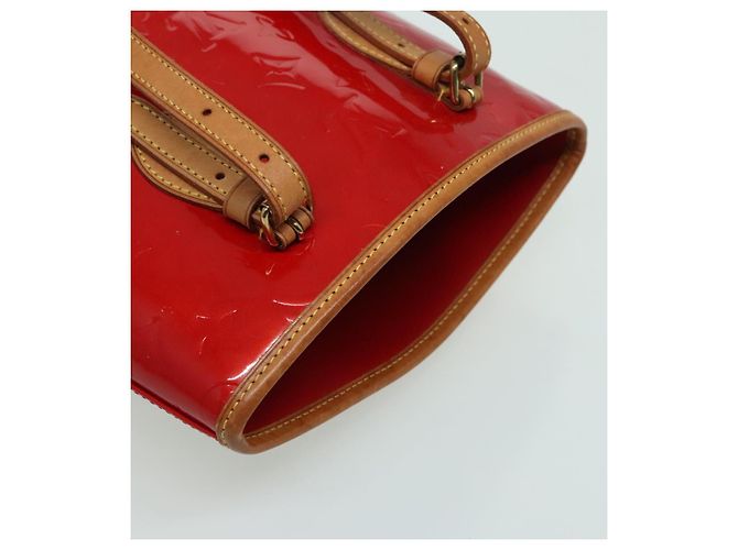LOUIS VUITTON Borsa a Spalla Bucket PM Monogram Vernis SPO Rossa LV Auth bs18759V Rosso - vista 6