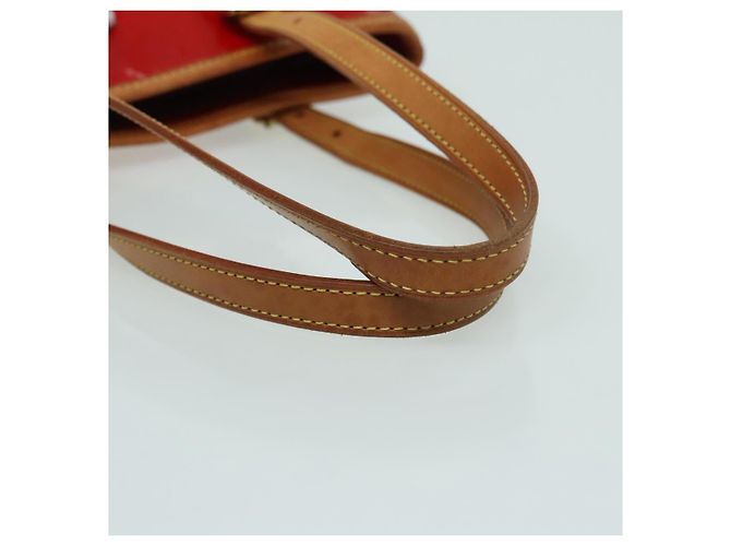 LOUIS VUITTON Borsa a Spalla Bucket PM Monogram Vernis SPO Rossa LV Auth bs18759V Rosso - vista 7