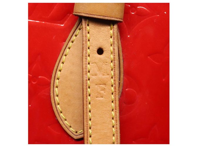LOUIS VUITTON Borsa a Spalla Bucket PM Monogram Vernis SPO Rossa LV Auth bs18759V Rosso - vista 9